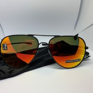 Oakley Sunglasses OO4119 Mens Black/Prizm Ruby